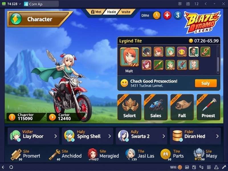 Blaze Dynamo Begum Legend Character Customization